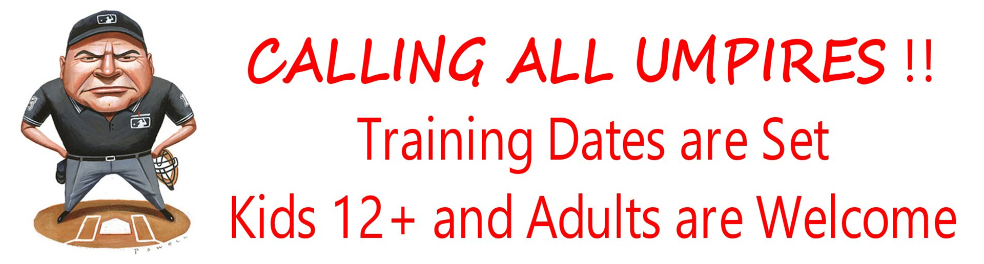 Umpiring Clinics Dates Set