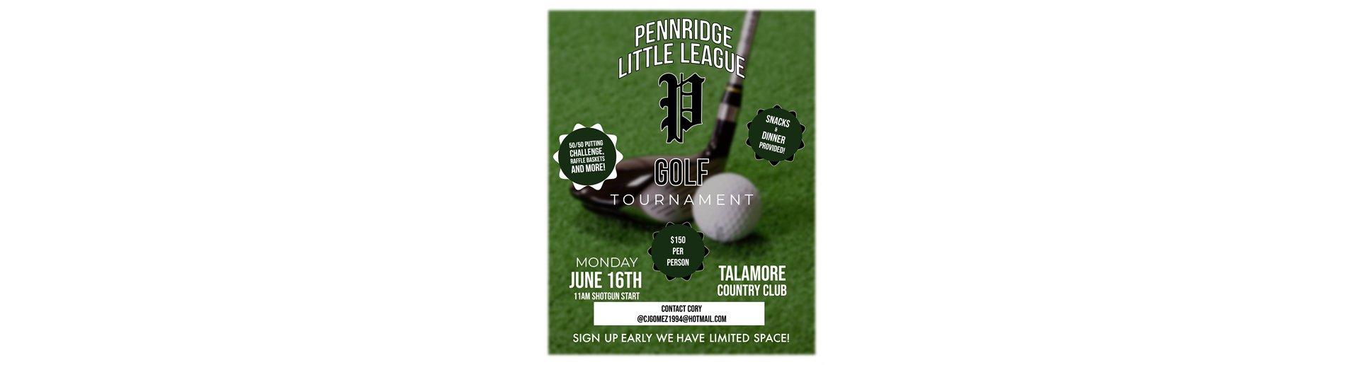 New Date!! PLL 10th Annual Golf Outing June 16th